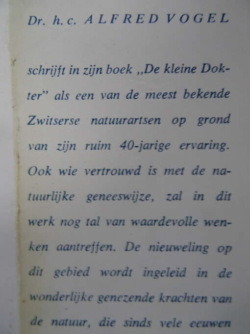 A. Vogel De kleine dokter