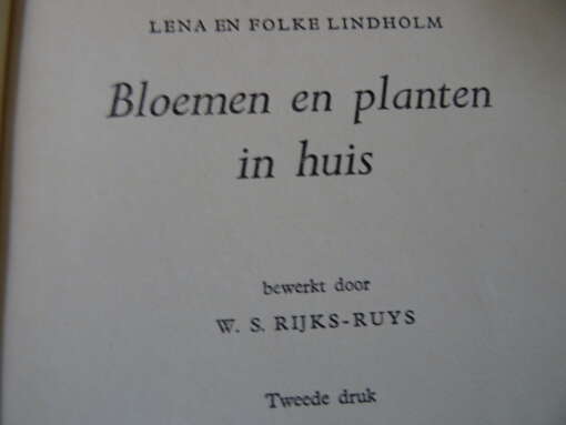 Lena en Folke Lindholm Bloemen en planten in huis