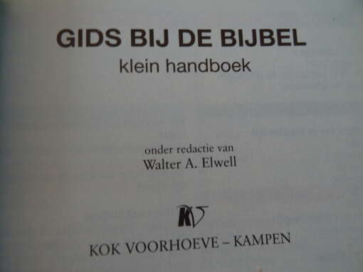 Walter A. Elwell Gids bij de bijbel